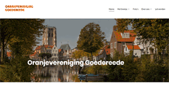 Desktop Screenshot of oranjevereniginggoedereede.nl