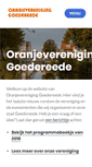 Mobile Screenshot of oranjevereniginggoedereede.nl